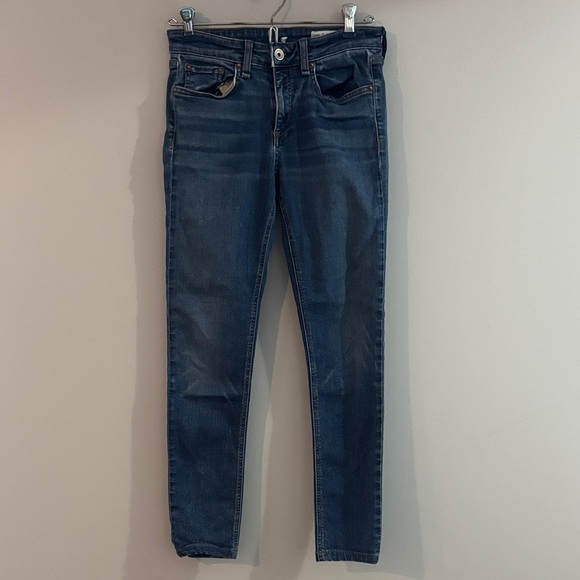 rag & bone Dark Blue Skinny Jeans - Picture 1 of 4